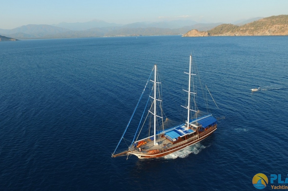 semercioglu gulet yacht 40 meters 10 cabins 20 passanger gulet Fethiye Marmaris bodrum Turkey
