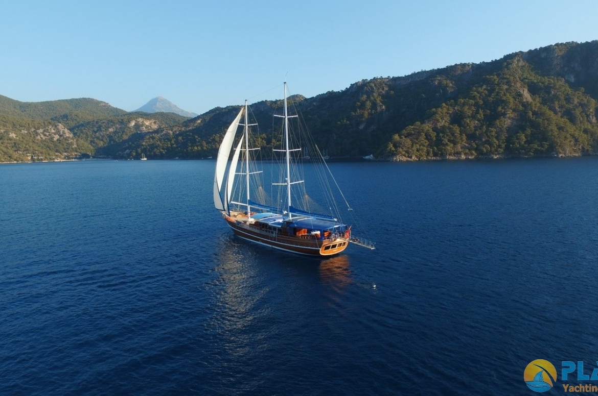 semercioglu gulet yacht 40 meters 10 cabins 20 passanger gulet Fethiye Marmaris bodrum Turkey