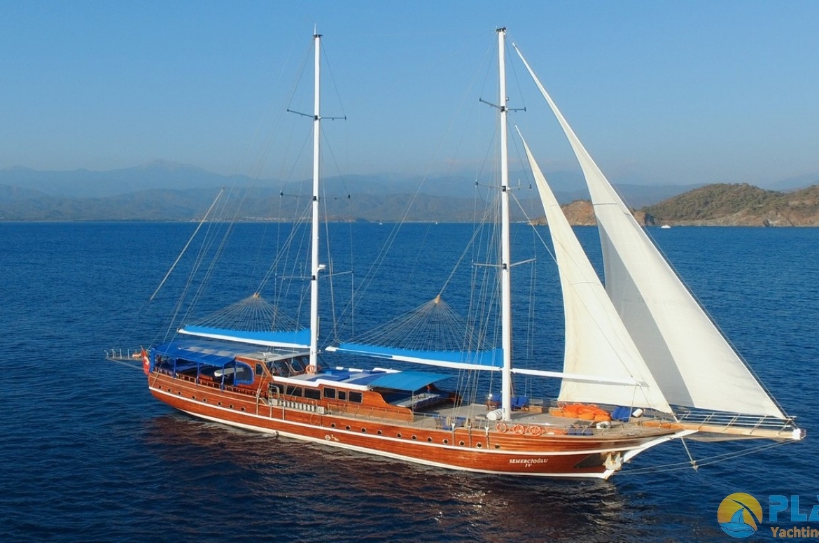 semercioglu gulet yacht 40 meters 10 cabins 20 passanger gulet Fethiye Marmaris bodrum Turkey